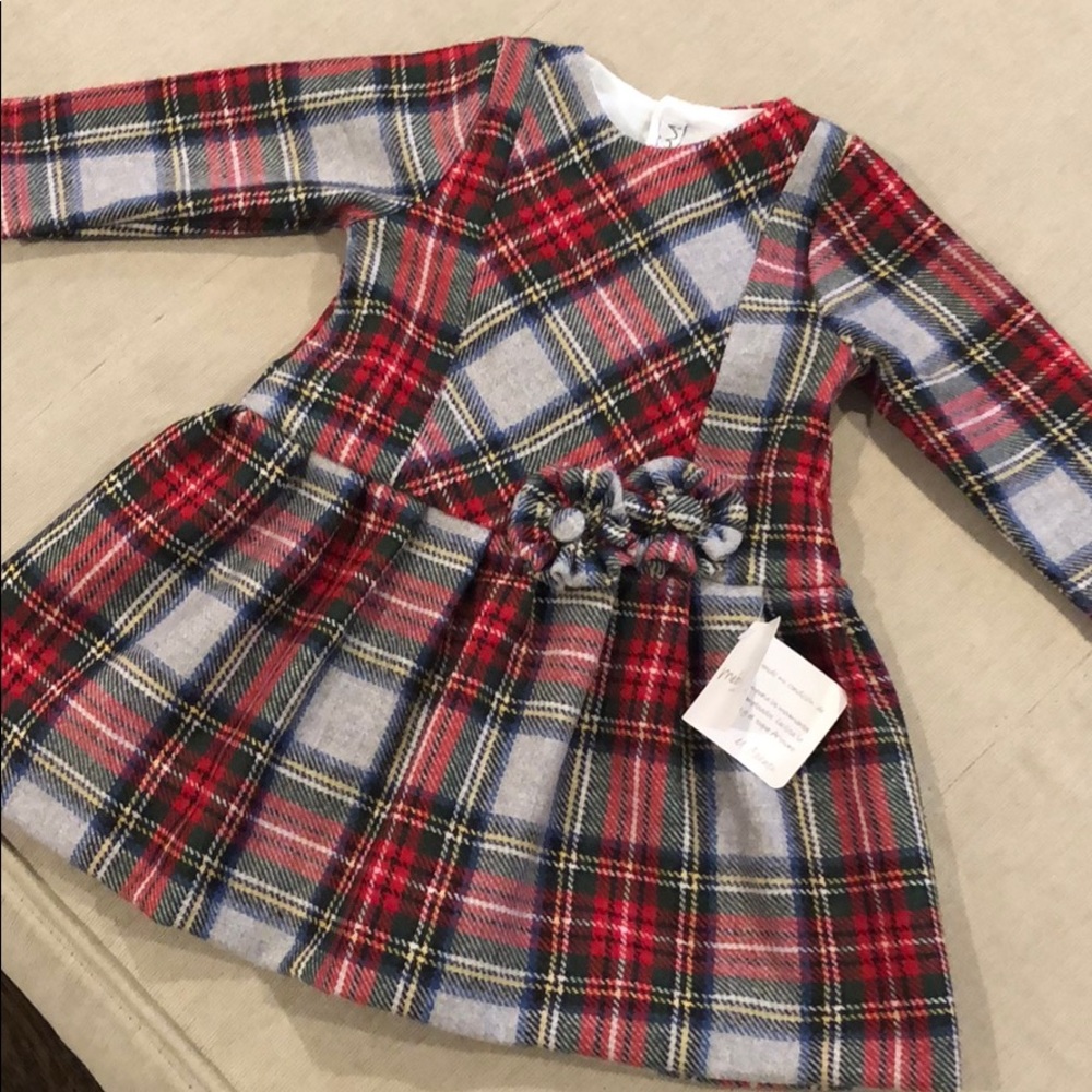 Toddler plaid dress Size 2T and 18 months